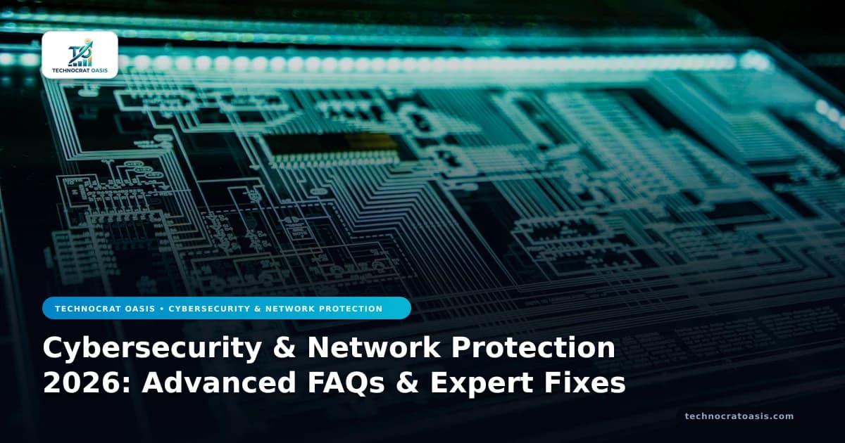 Cybersecurity & Network Protection 2026: Advanced FAQs & Expert Fixes