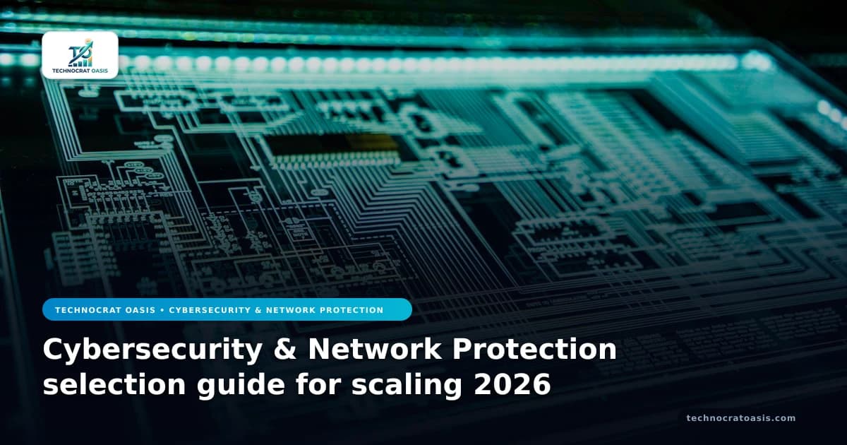 Cybersecurity & Network Protection selection guide for scaling 2026
