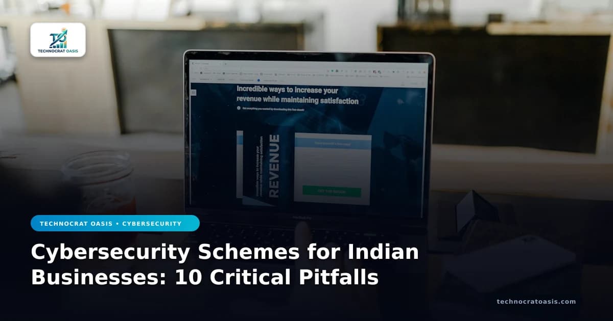 Cybersecurity Schemes for Indian Businesses: 10 Critical Pitfalls