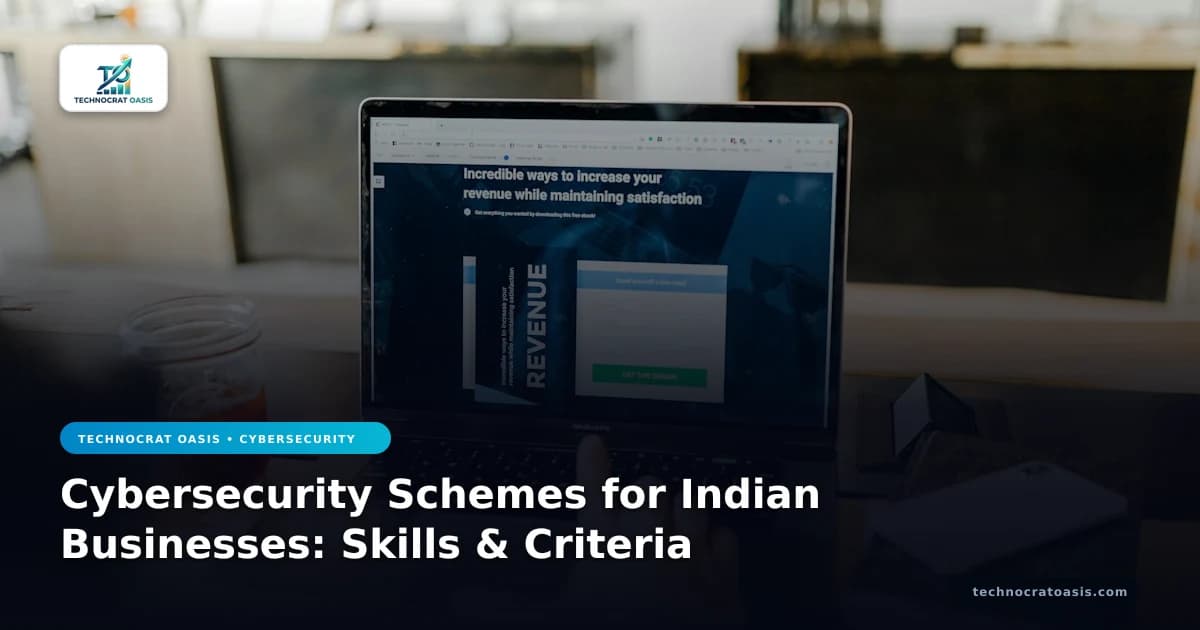 Cybersecurity Schemes for Indian Businesses: Skills & Criteria