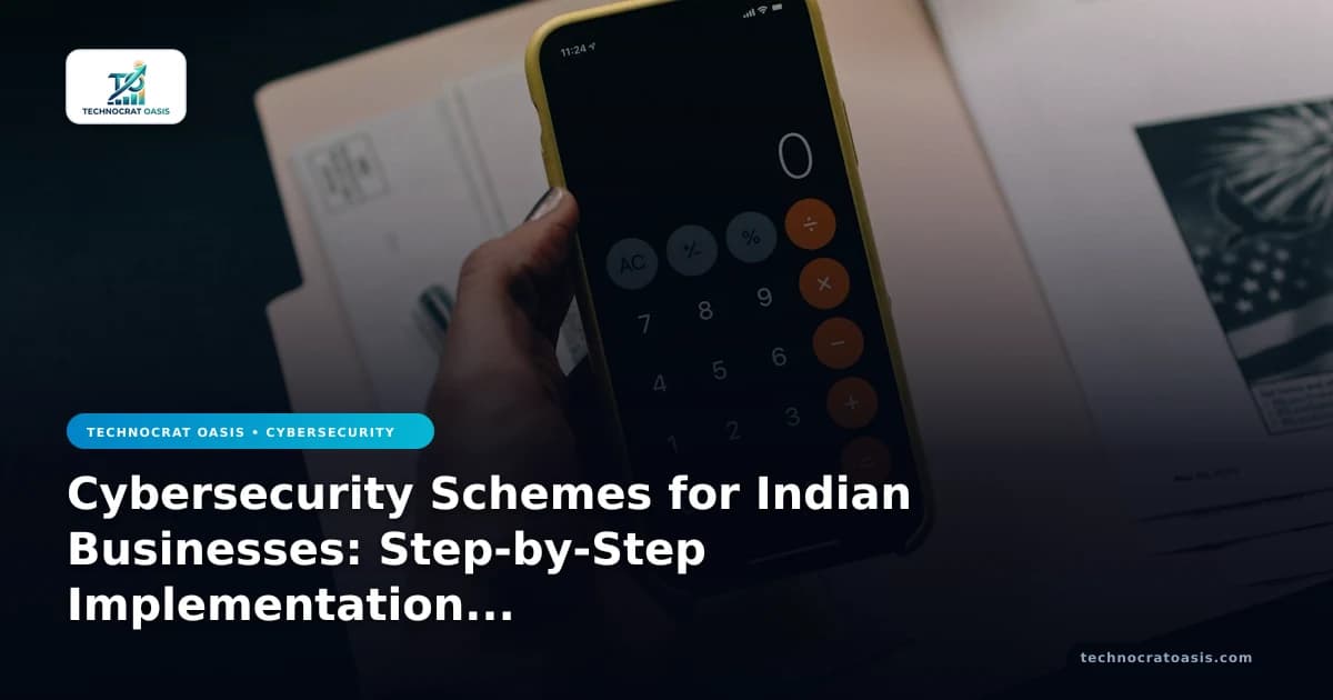 Cybersecurity Schemes for Indian Businesses: Step-by-Step Implementation & Document Checklist