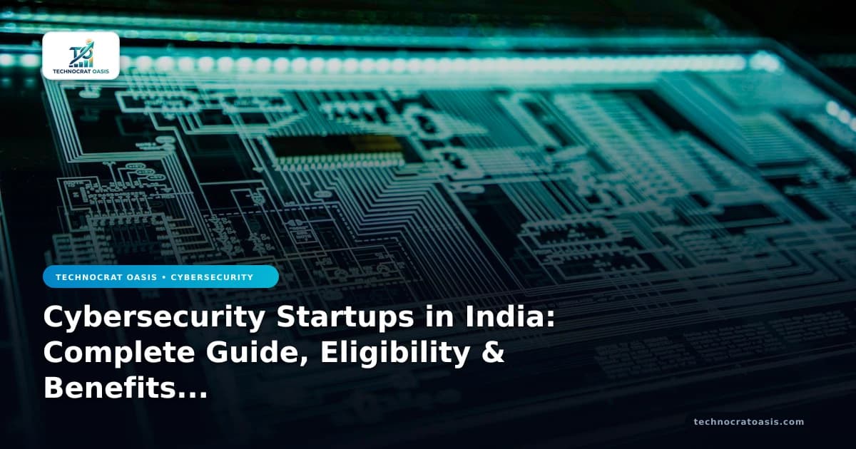 Cybersecurity Startups in India: Complete Guide, Eligibility & Benefits (2026)