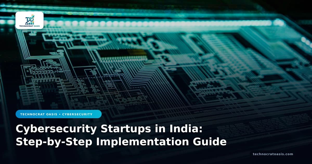 Cybersecurity Startups in India: Step-by-Step Implementation Guide