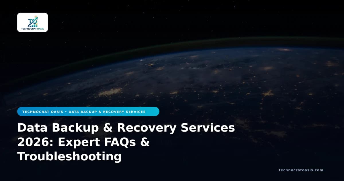 Data Backup & Recovery Services 2026: Expert FAQs & Troubleshooting