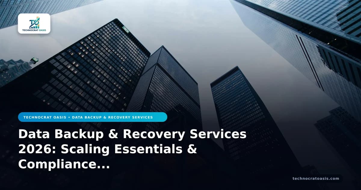 Data Backup & Recovery Services 2026: Scaling Essentials & Compliance Checklist