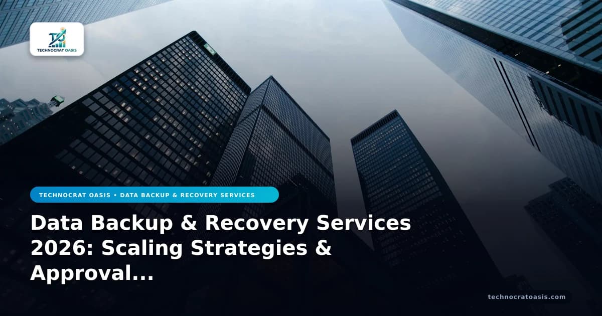 Data Backup & Recovery Services 2026: Scaling Strategies & Approval Roadmap