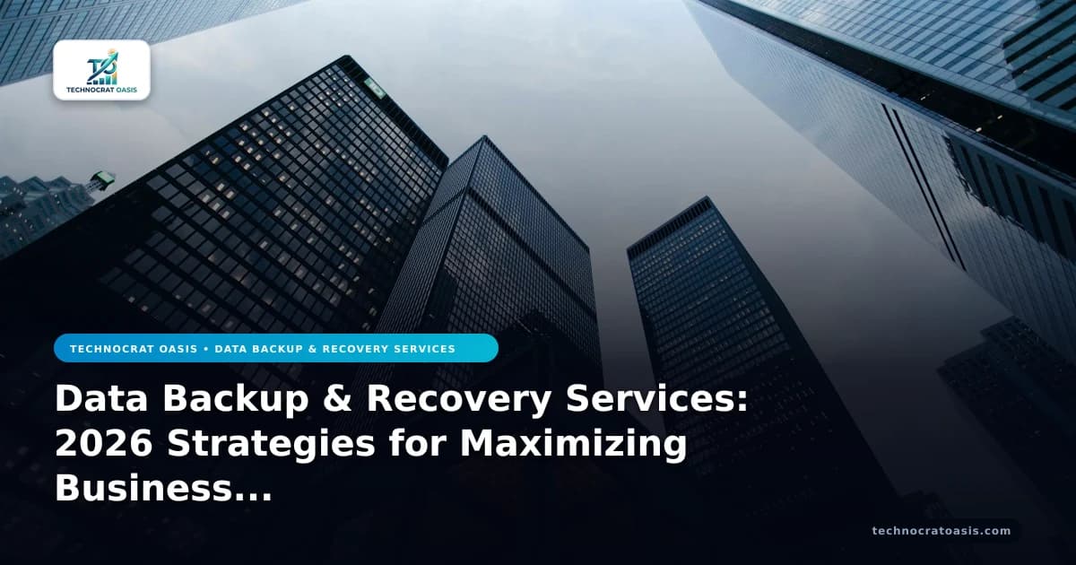 Data Backup & Recovery Services: 2026 Strategies for Maximizing Business Value & Operational Efficiency