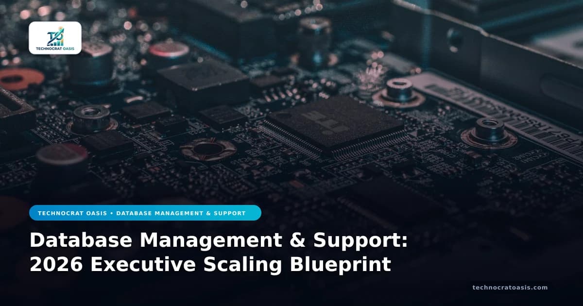 Database Management & Support: 2026 Executive Scaling Blueprint