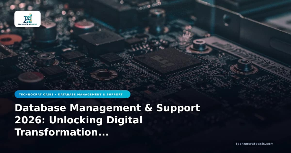 Database Management & Support 2026: Unlocking Digital Transformation & Future Growth