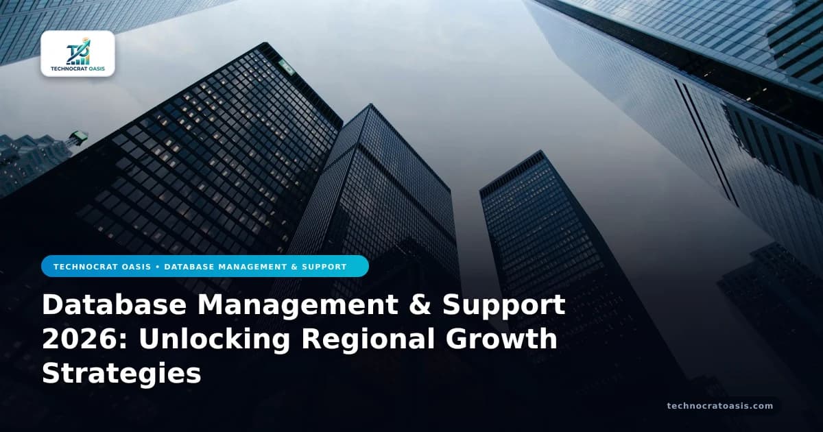 Database Management & Support 2026: Unlocking Regional Growth Strategies