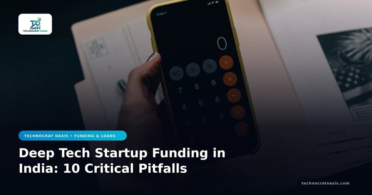Deep Tech Startup Funding in India: 10 Critical Pitfalls