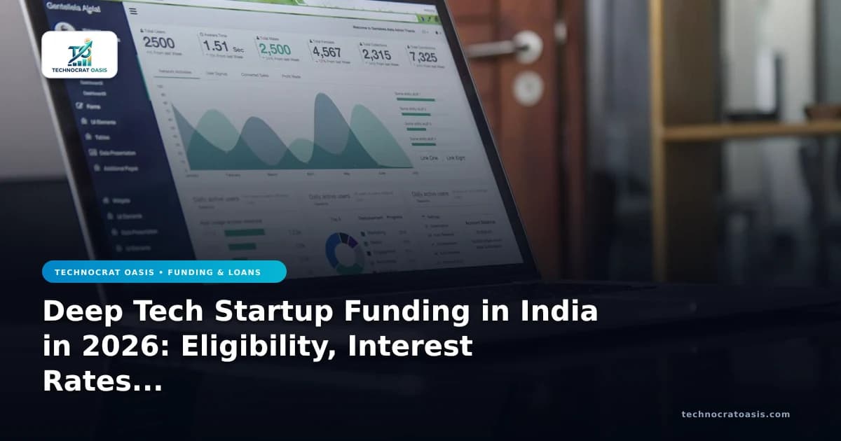 Deep Tech Startup Funding in India in 2026: Eligibility, Interest Rates & Application Process