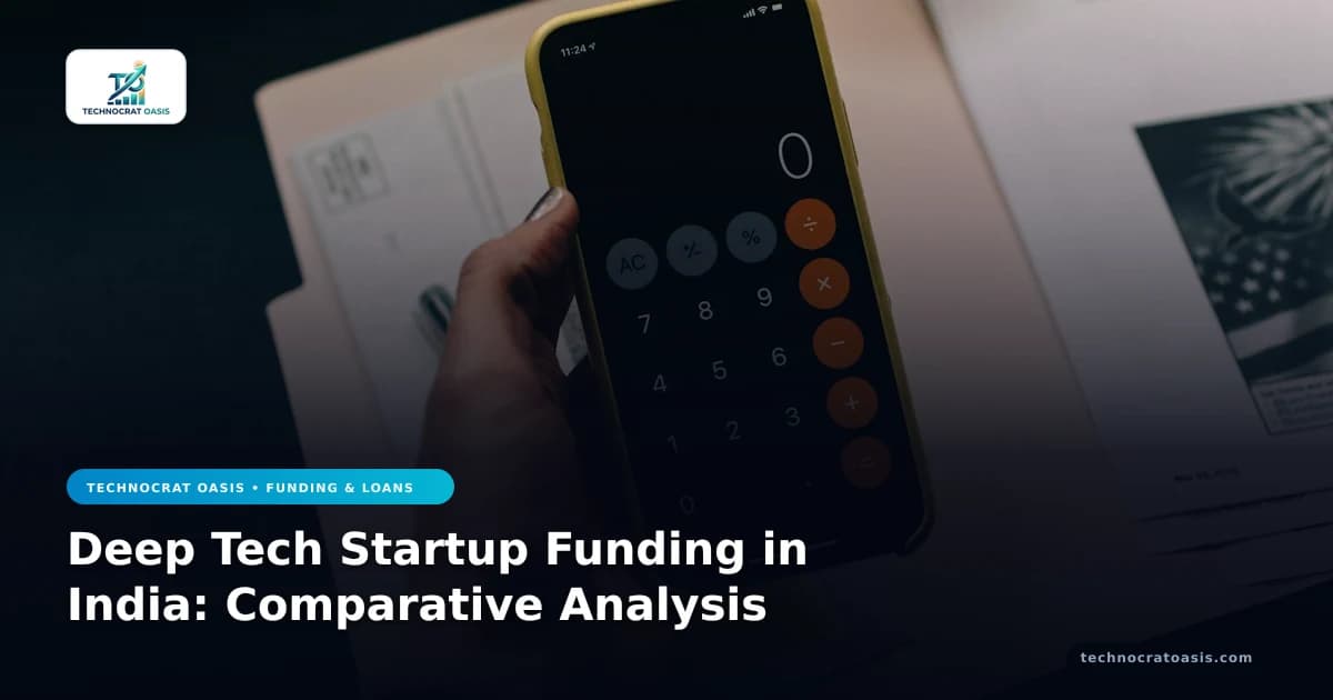 Deep Tech Startup Funding in India: Comparative Analysis