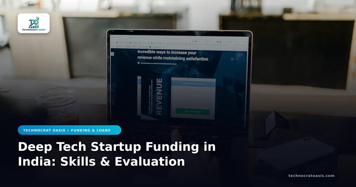 Deep Tech Startup Funding in India: Skills & Evaluation