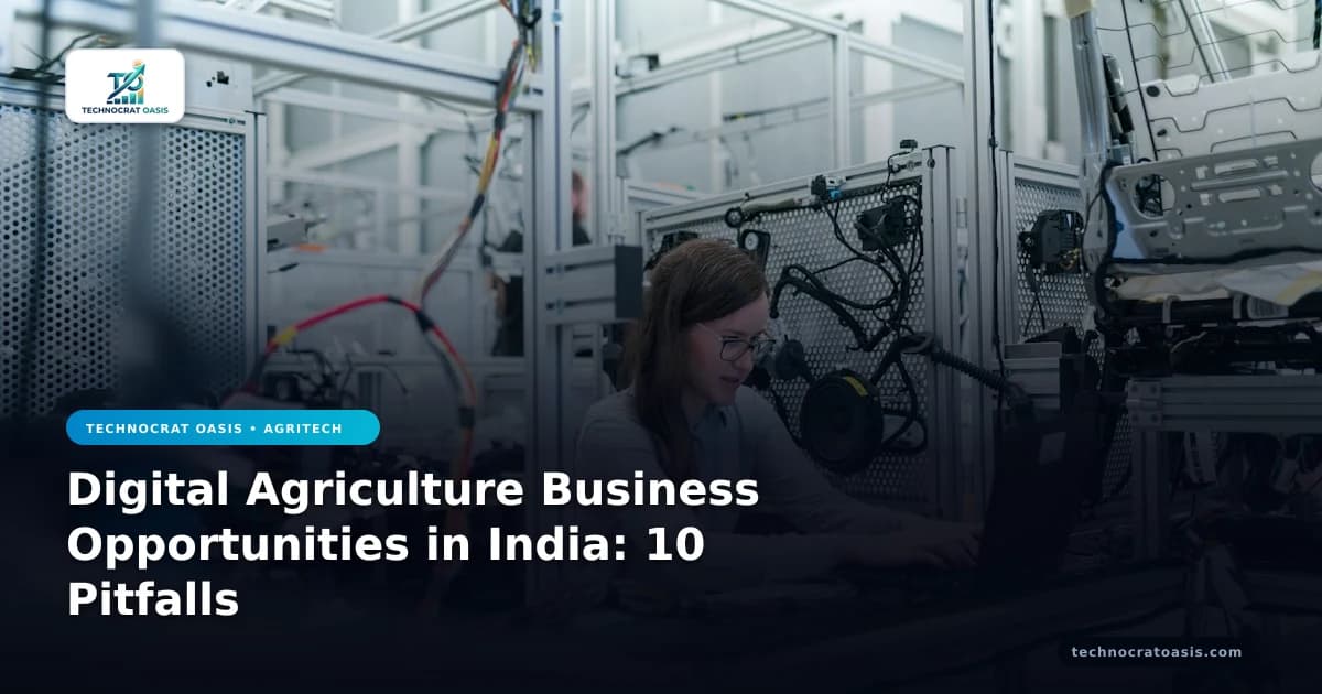 Digital Agriculture Business Opportunities in India: 10 Pitfalls