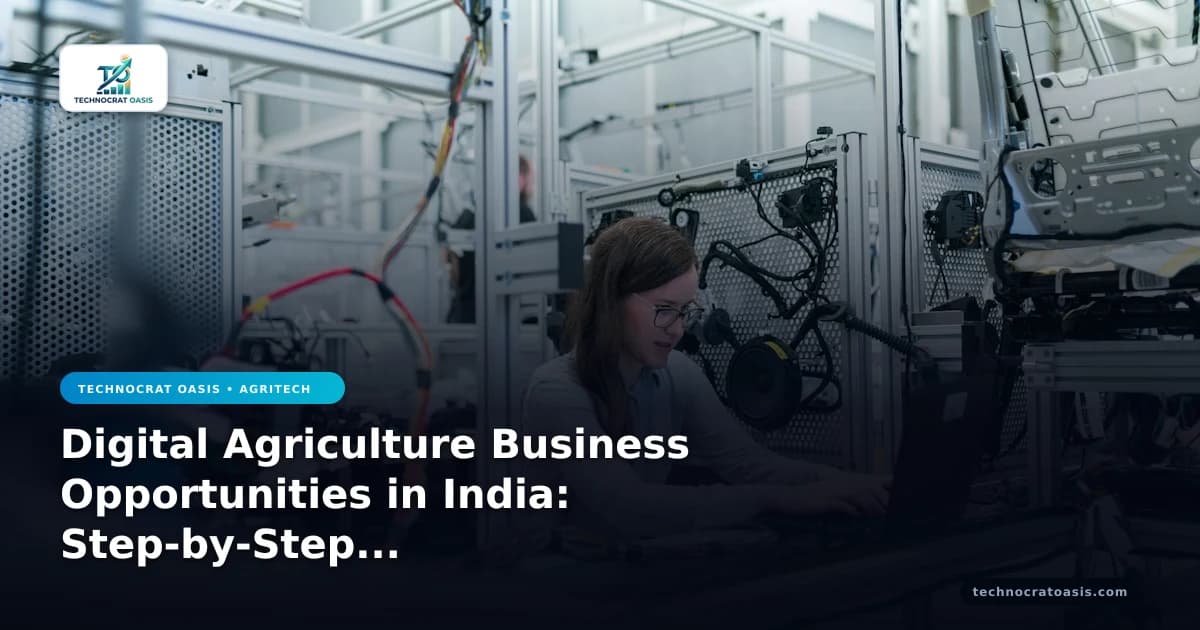 Digital Agriculture Business Opportunities in India: Step-by-Step Implementation & Document Checklist