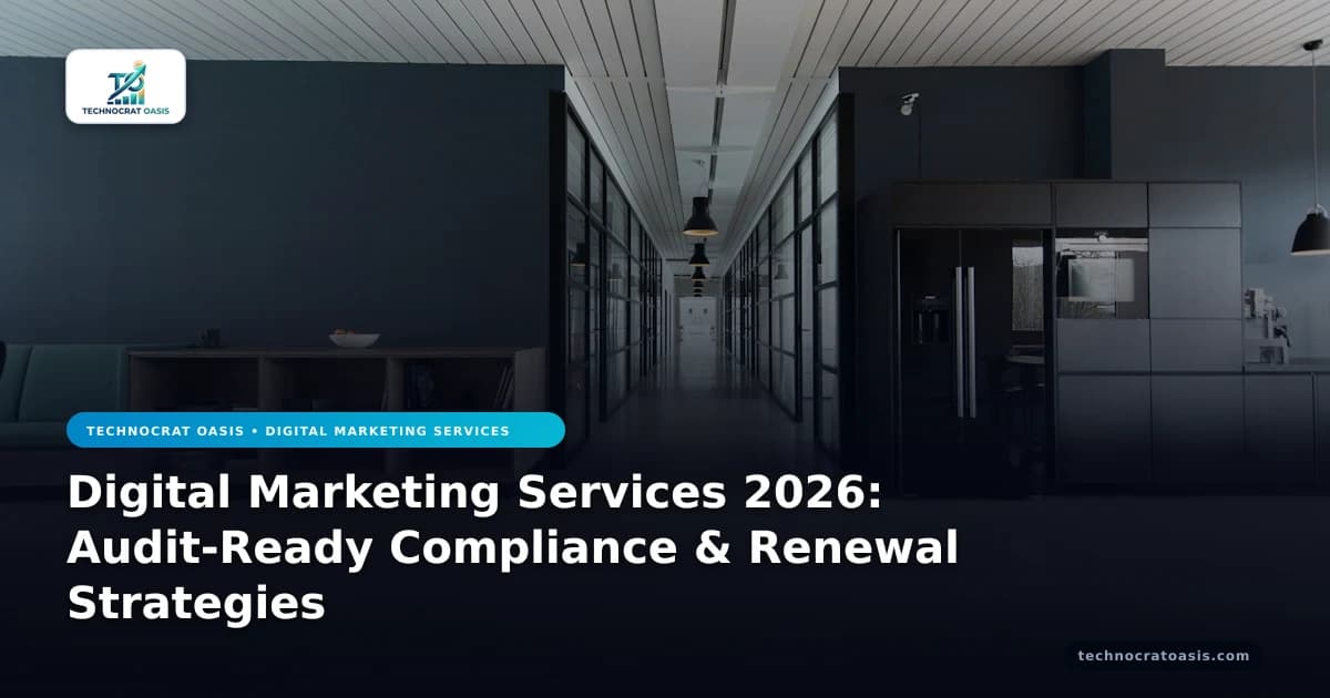 Digital Marketing Services 2026: Audit-Ready Compliance & Renewal Strategies