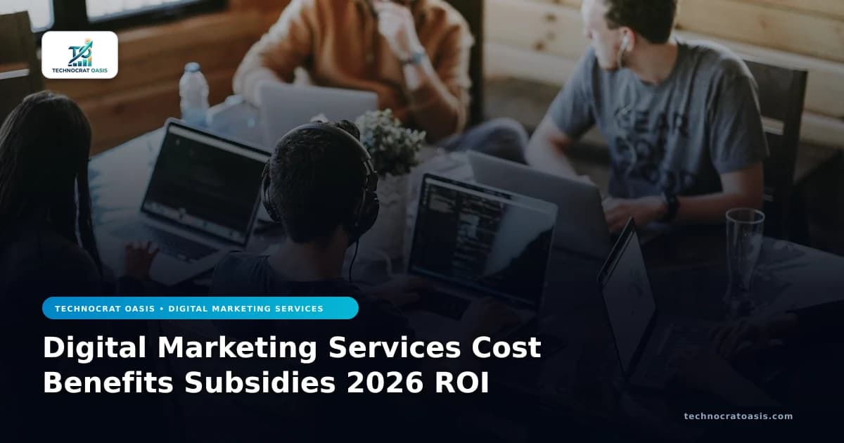Digital Marketing Services Cost Benefits Subsidies 2026 ROI