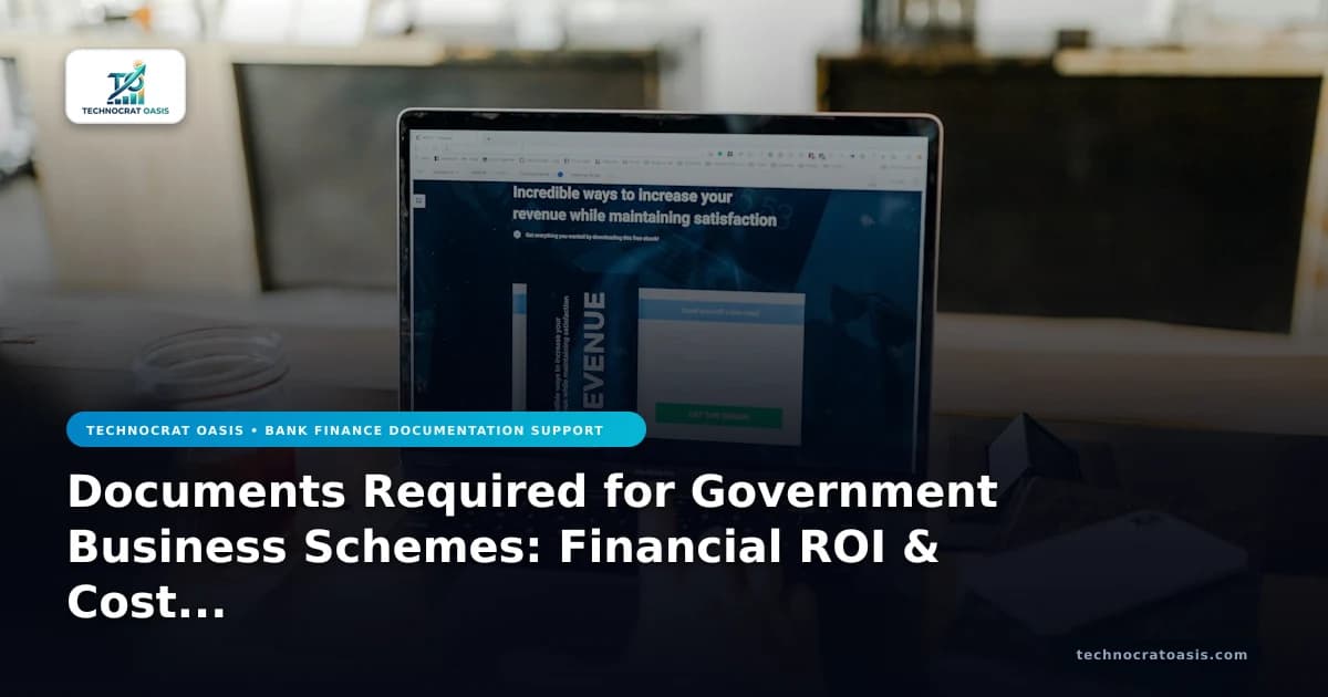 Documents Required for Government Business Schemes: Financial ROI & Cost Breakdown