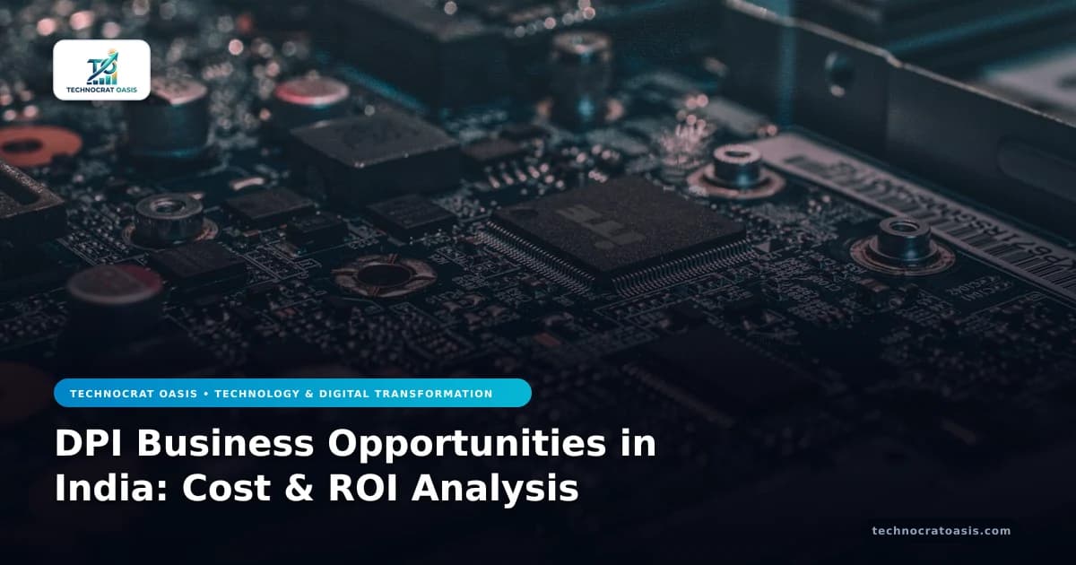 DPI Business Opportunities in India: Cost & ROI Analysis