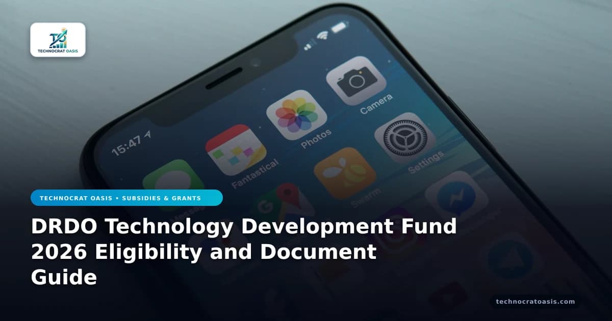 DRDO Technology Development Fund 2026 Eligibility and Document Guide