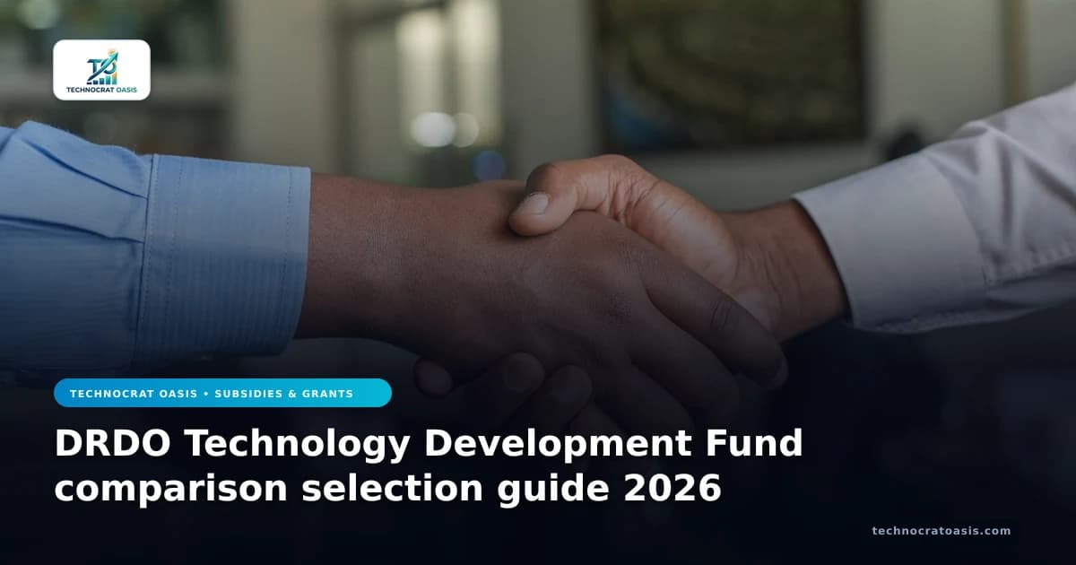 DRDO Technology Development Fund comparison selection guide 2026