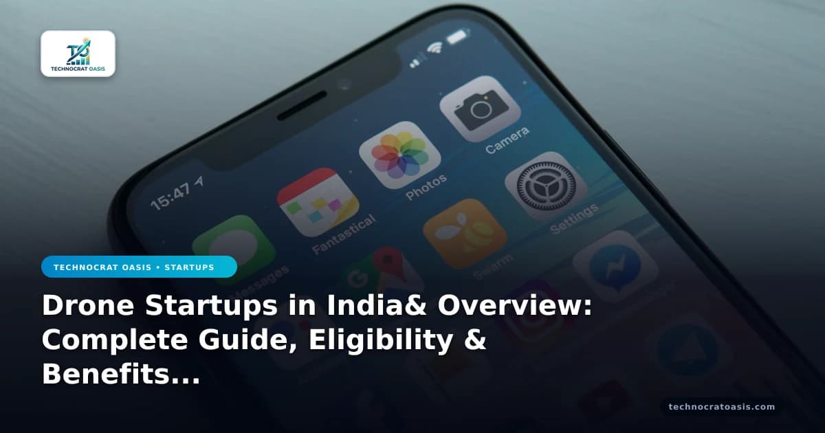 Drone Startups in India& Overview: Complete Guide, Eligibility & Benefits (2026)