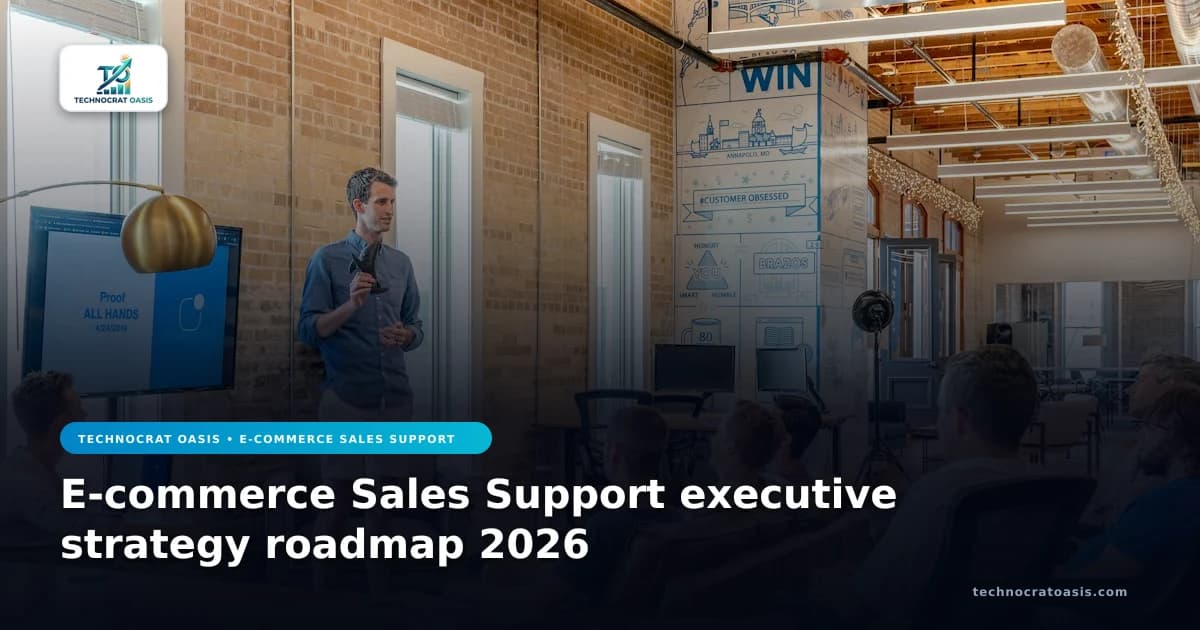 E-commerce Sales Support executive strategy roadmap 2026
