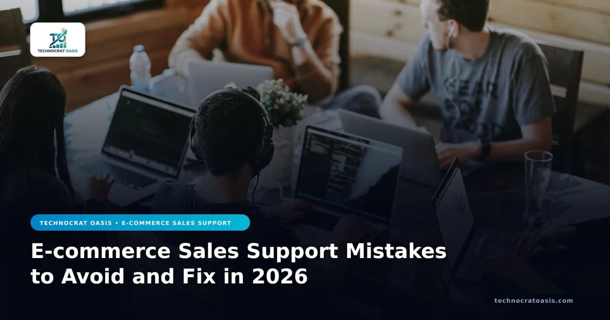 E-commerce Sales Support Mistakes to Avoid and Fix in 2026