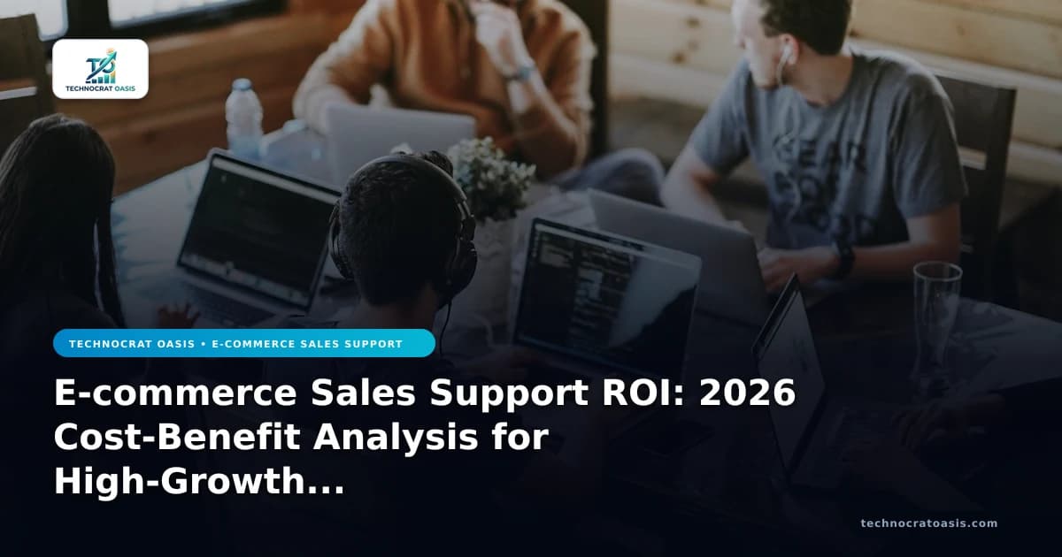 E-commerce Sales Support ROI: 2026 Cost-Benefit Analysis for High-Growth Enterprises