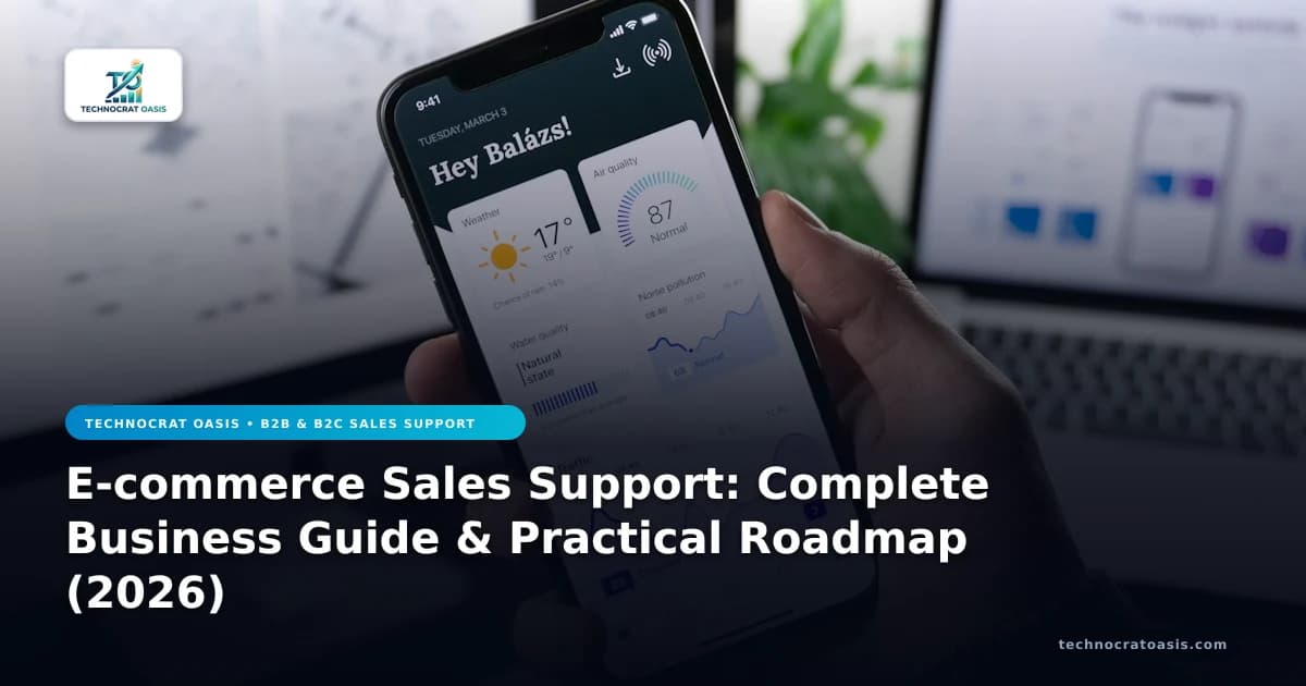 E-commerce Sales Support: Complete Business Guide & Practical Roadmap (2026)