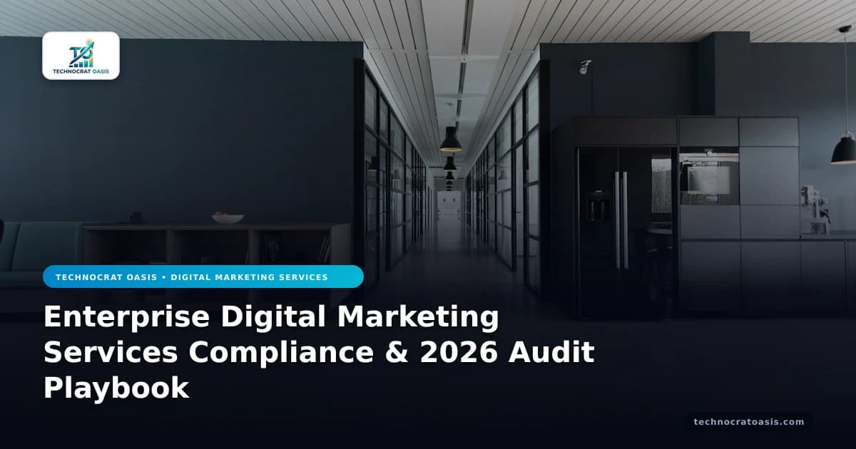 Enterprise Digital Marketing Services Compliance & 2026 Audit Playbook
