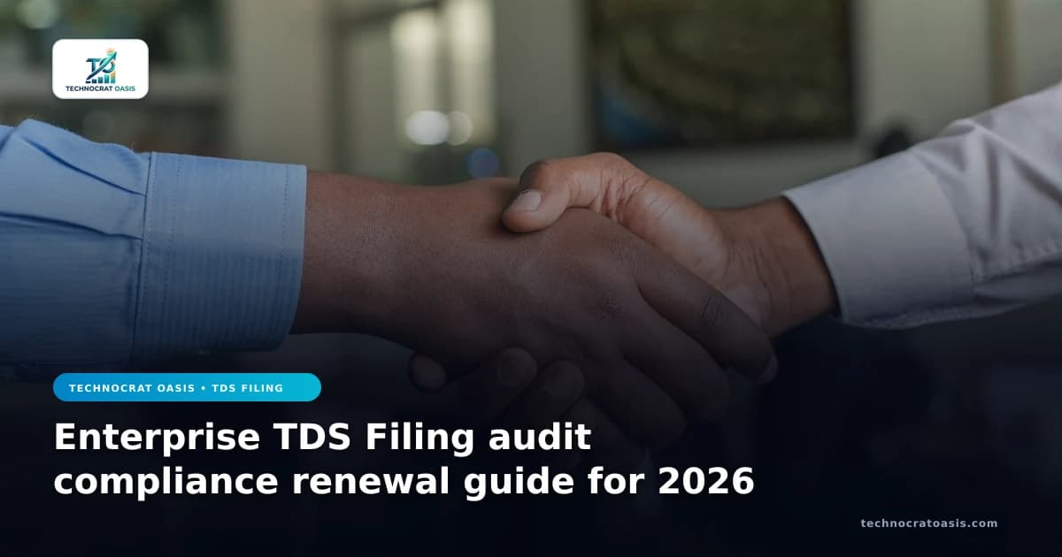 Enterprise TDS Filing audit compliance renewal guide for 2026