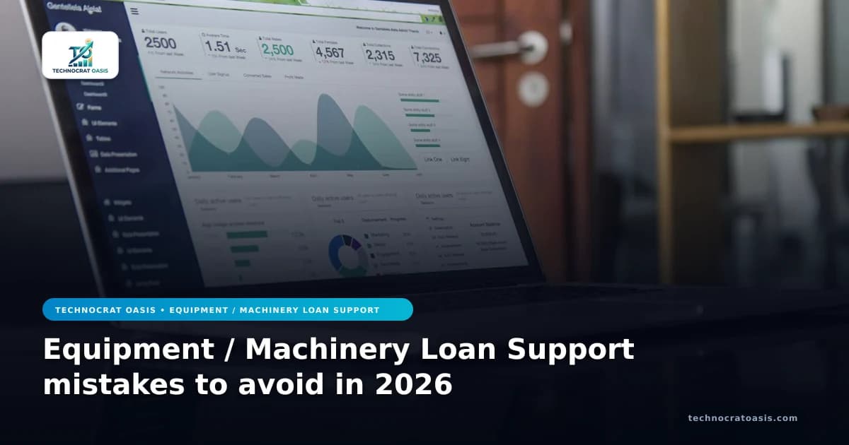 Equipment / Machinery Loan Support mistakes to avoid in 2026