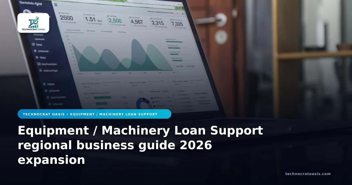 Equipment / Machinery Loan Support regional business guide 2026 expansion