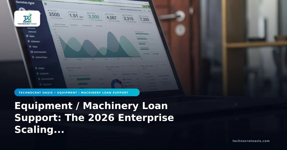 Equipment / Machinery Loan Support: The 2026 Enterprise Scaling Playbook