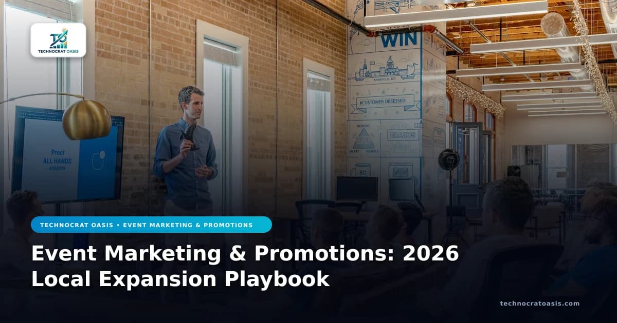 Event Marketing & Promotions: 2026 Local Expansion Playbook