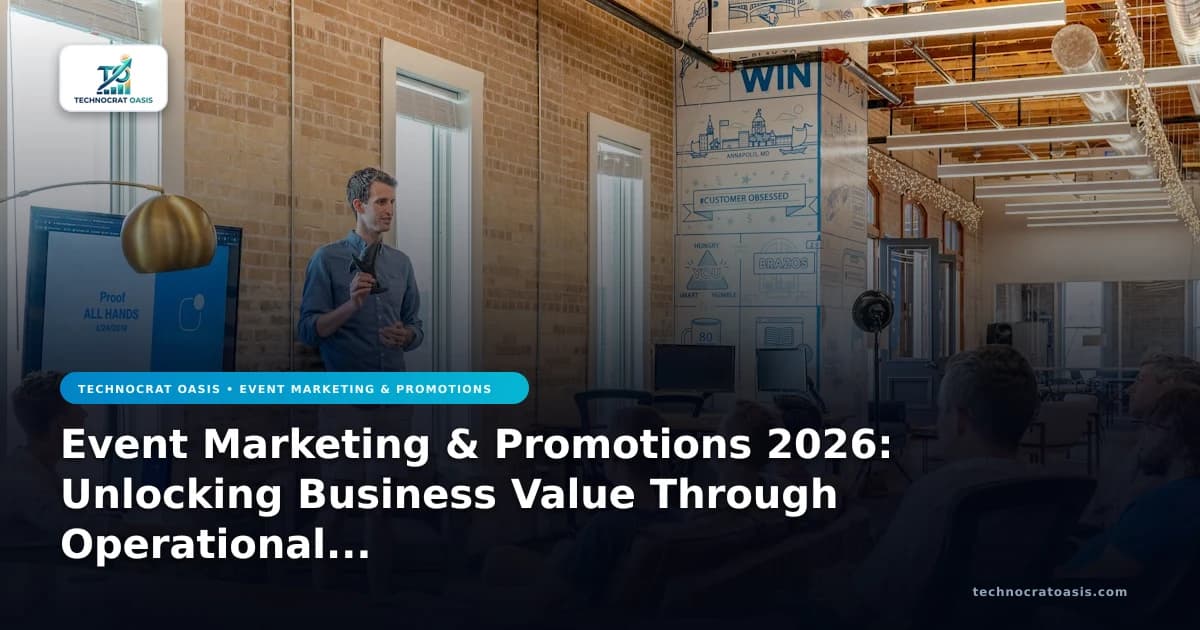 Event Marketing & Promotions 2026: Unlocking Business Value Through Operational Efficiency