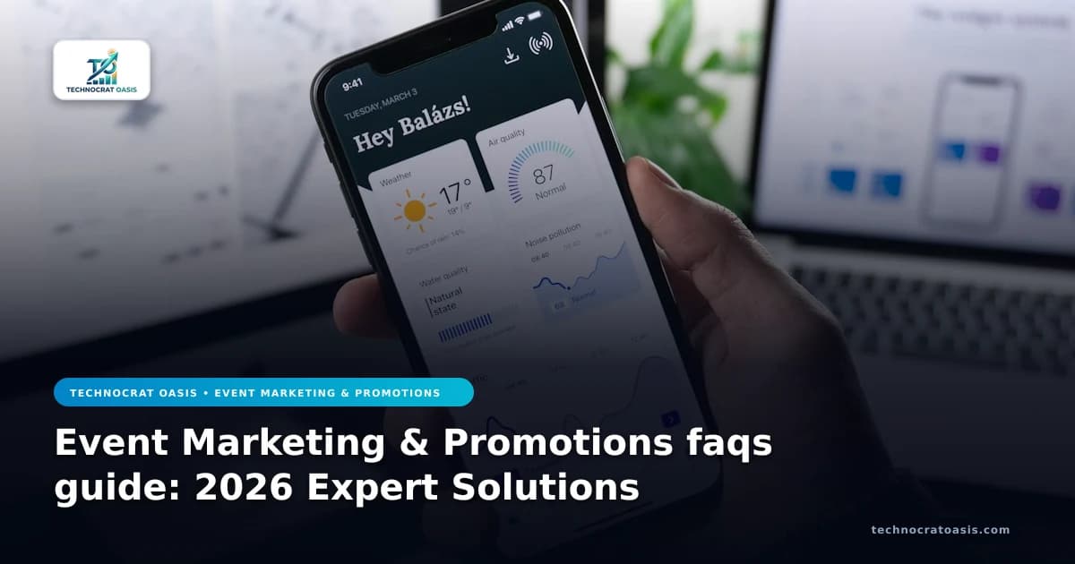 Event Marketing & Promotions faqs guide: 2026 Expert Solutions
