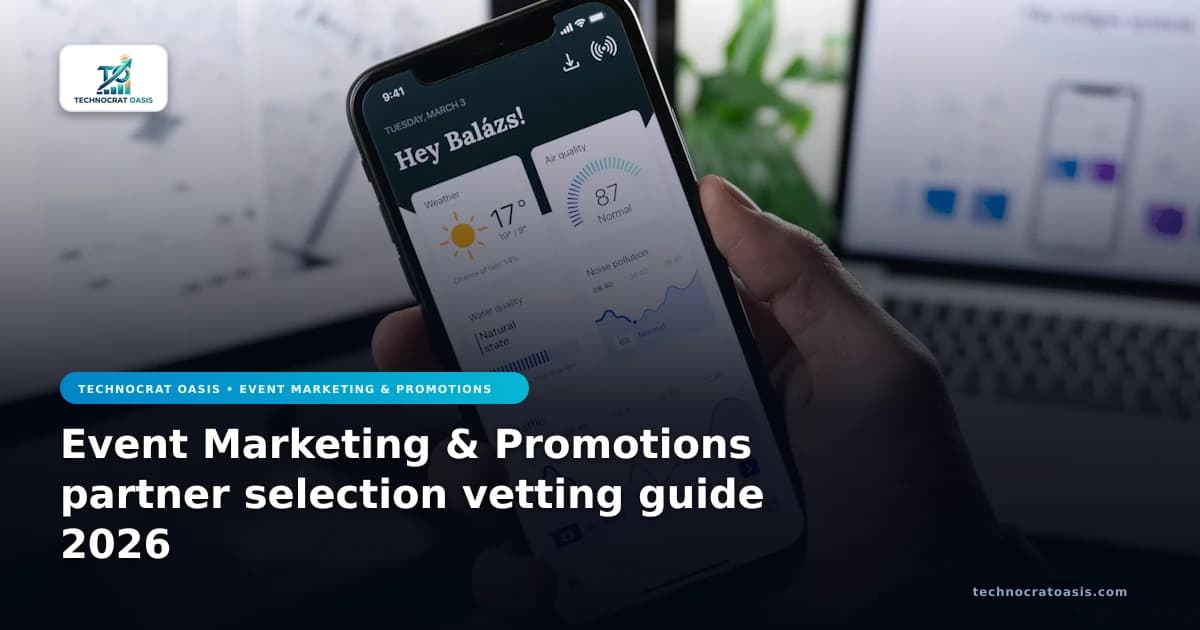 Event Marketing & Promotions partner selection vetting guide 2026