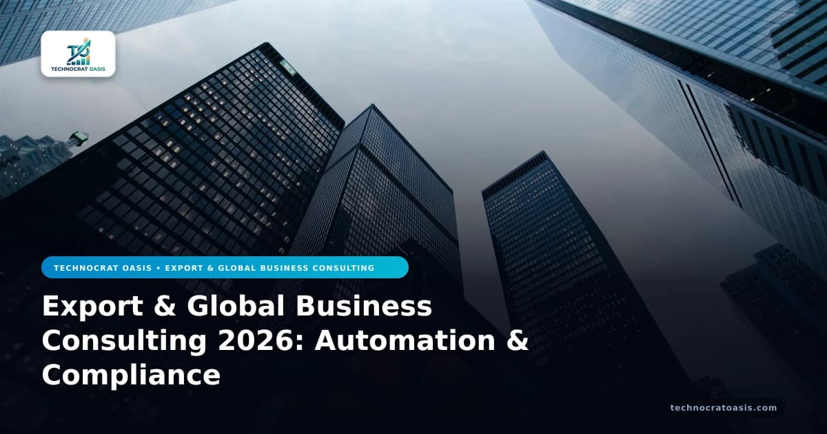 Export & Global Business Consulting 2026: Automation & Compliance