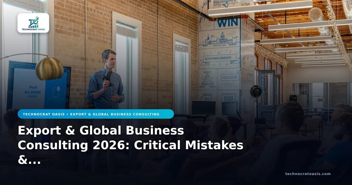 Export & Global Business Consulting 2026: Critical Mistakes & Regulatory Risks to Avoid