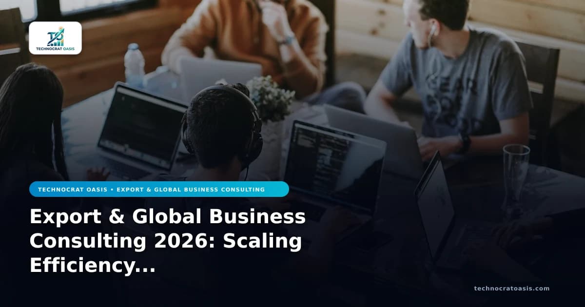Export & Global Business Consulting 2026: Scaling Efficiency & Value