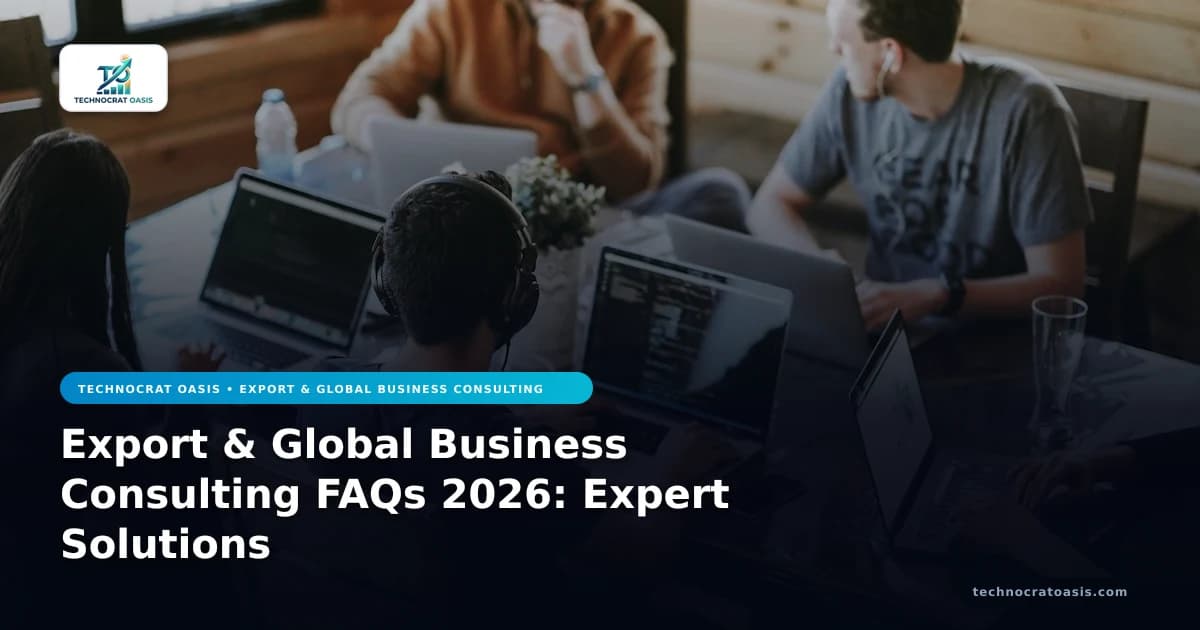 Export & Global Business Consulting FAQs 2026: Expert Solutions