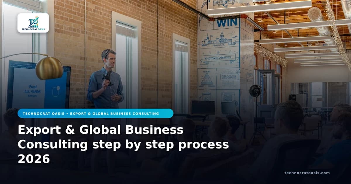 Export & Global Business Consulting step by step process 2026