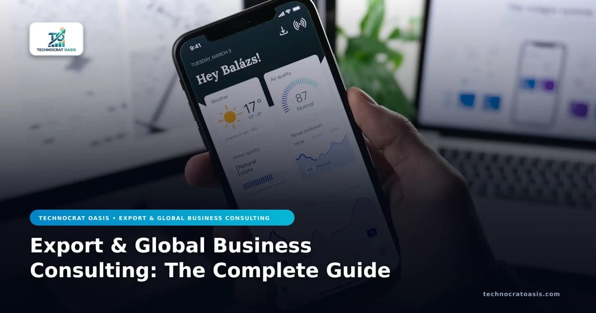 Export & Global Business Consulting: The Complete Guide