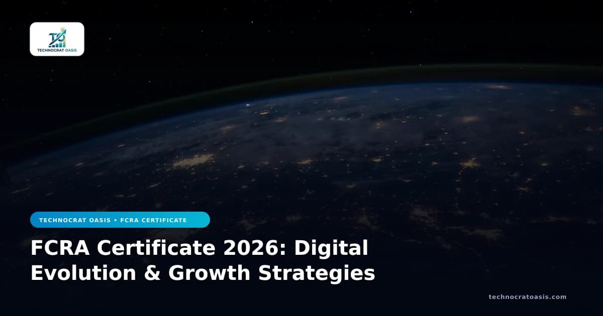 FCRA Certificate 2026: Digital Evolution & Growth Strategies