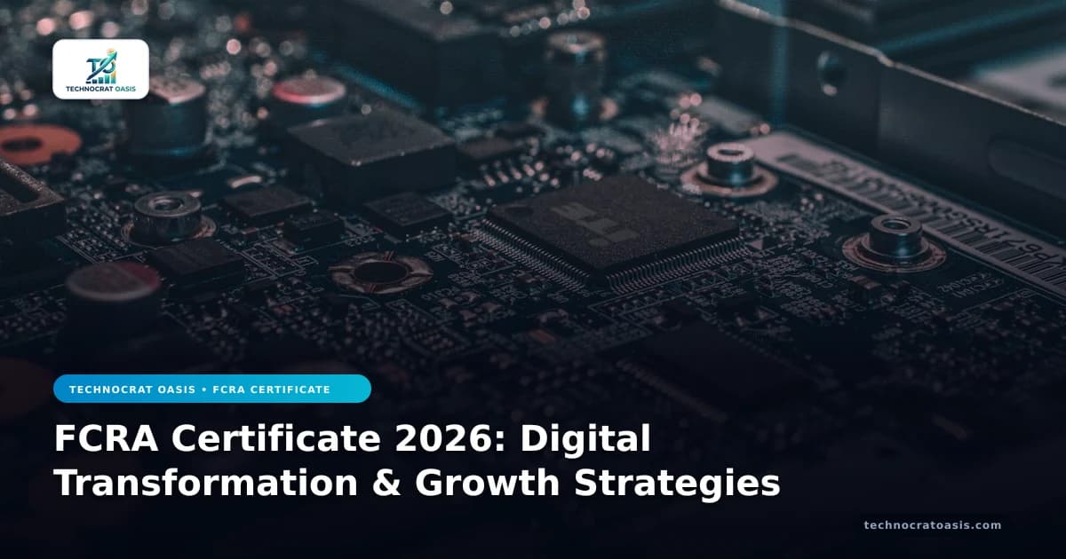 FCRA Certificate 2026: Digital Transformation & Growth Strategies