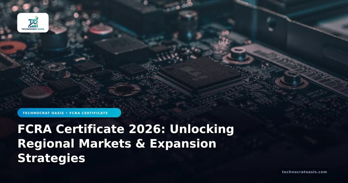 FCRA Certificate 2026: Unlocking Regional Markets & Expansion Strategies