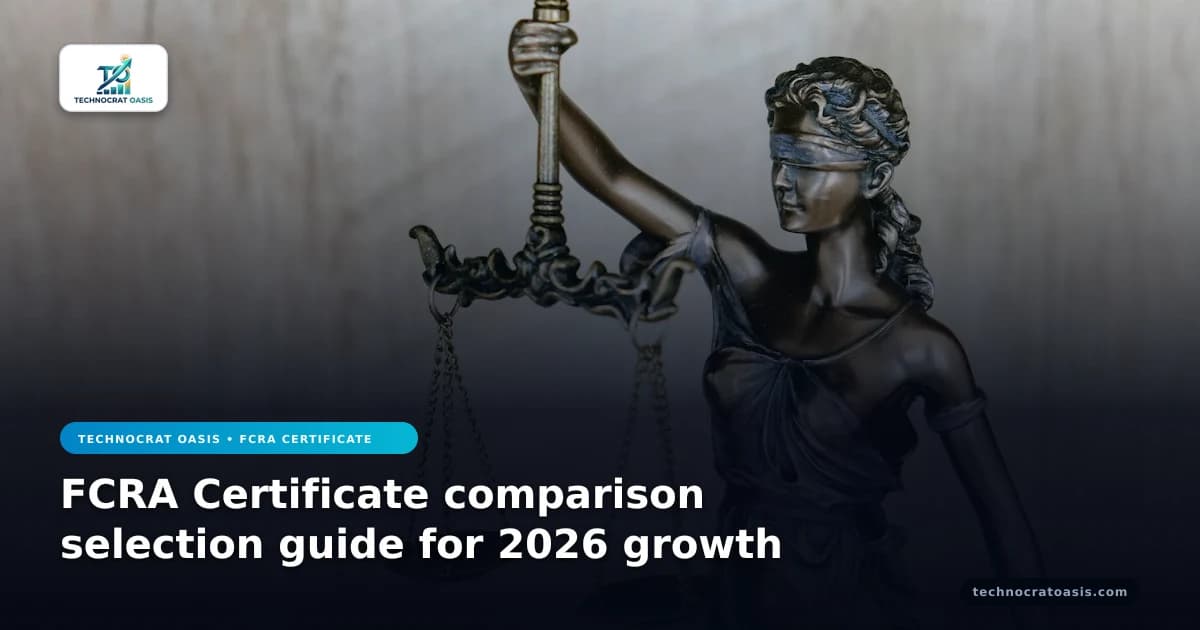 FCRA Certificate comparison selection guide for 2026 growth